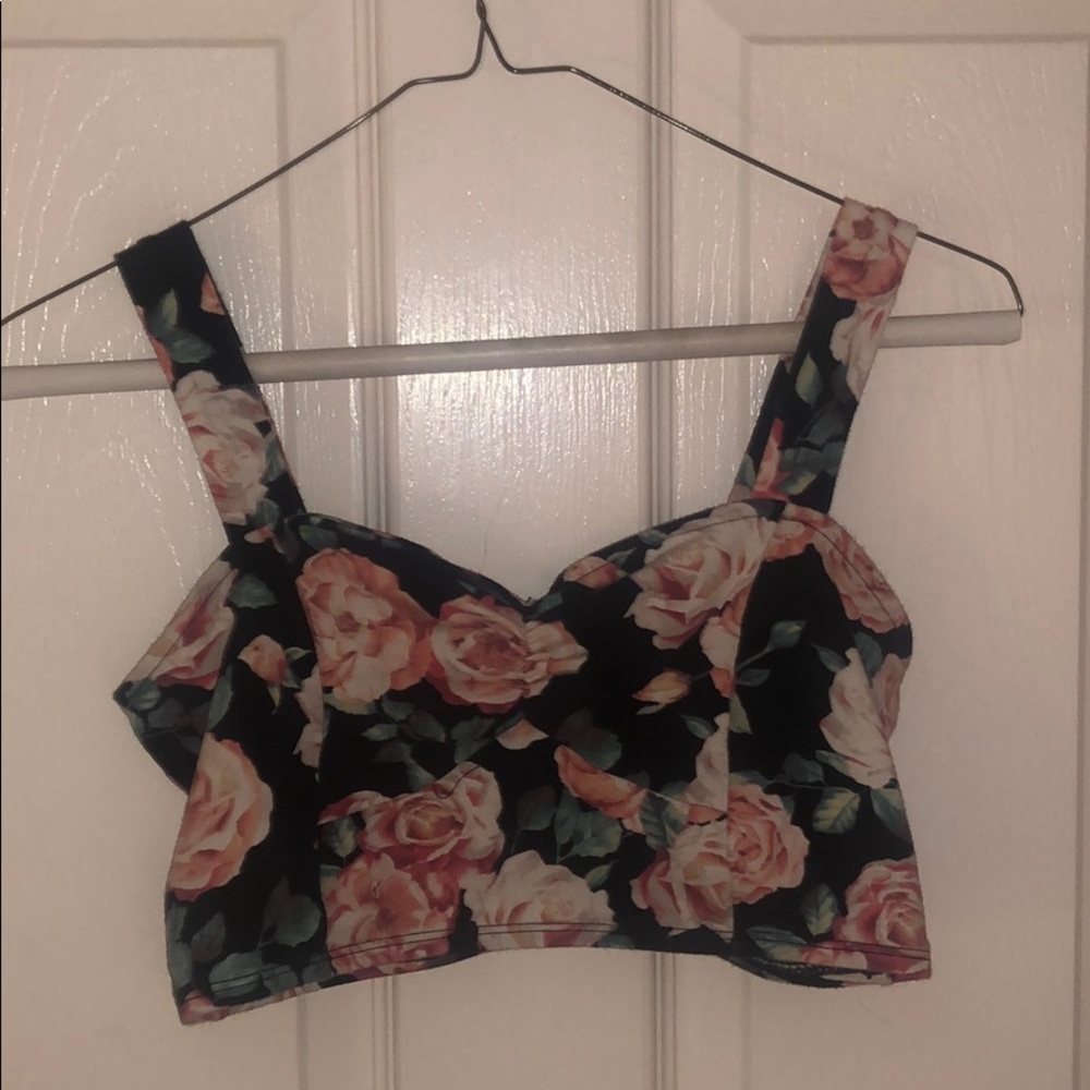 floral top/bralette